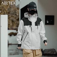 AIRTEX 亚特 山系冲锋衣男女情侣春秋季连帽外套防风防水软壳夹克潮