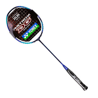 YONEX 尤尼克斯 羽毛球拍全碳素高磅天斧AX10DG藏青已穿线27磅±附手胶