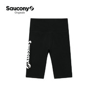 saucony 索康尼 新正品女子针织弹力五分裤贴身舒适骑行裤