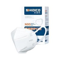 有券的上：SHIDICO 史迪克 N95医用口罩独立灭菌加赠品33只和收纳卡×2