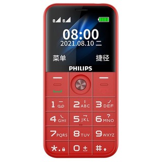 PHILIPS 飞利浦 E309 4G手机 绚丽红