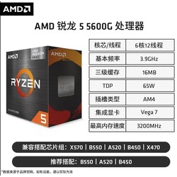 AMD 锐龙 R5 5600G 散片