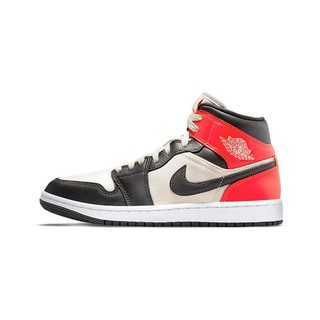 AIR JORDAN 正代系列 Air Jordan 1 Mid SE 女子篮球鞋 DQ6078-100 黑白红 36