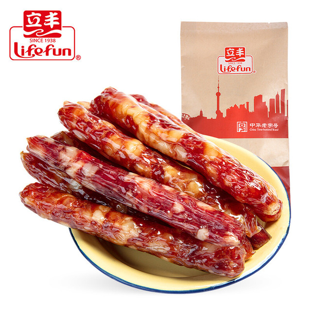 Lifefun 立丰 中华 七分瘦 广式腊肠 香肠 广式腊肠500g*1袋（7分瘦）