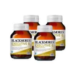 BLACKMORES 澳佳宝 【4件装】Blackmores 澳佳宝 Executive B复合维生素B营养片 62片*4
