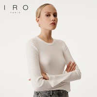 Iro Paris 23春夏新款法式女装短款修身长袖针织衫上衣女