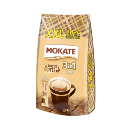 MOKATE 摩卡特 波美克（MOKATE）速溶咖啡 三合一拿铁360g（15g*24条）