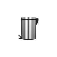 PLUS会员：ORANGE 欧润哲 脚踏式垃圾桶 砂光款 8L 不锈钢色/黑色