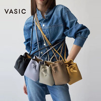 VASIC 牛皮 Bond Nano 单肩斜挎小包 迷你水桶包 小号手机包凯特周