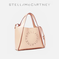 STELLA McCARTNEY 斯特拉·麦卡特尼 [LOGO]Stella McCartney卡其徽标肩带斜跨包女士托特包含小袋
