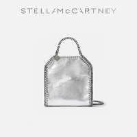 STELLA McCARTNEY 斯特拉·麦卡特尼 [FALABELLA]Stella McCartney金属感银色手提包迷你链条托特包