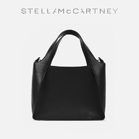 STELLA McCARTNEY 斯特拉·麦卡特尼 [LOGO]Stella McCartney字母印花黑色斜挎手提包中号托特包