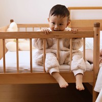 移动专享：599儿童拼接大床宝宝婴儿床加宽神器床边床简约现代原木风儿童床