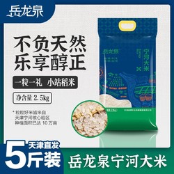 岳龙泉 天津宁河小站米2022新米香甜软糯2.5kg真空包装中长粒大米