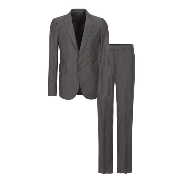 ARMANI COLLEZIONI 男士纯羊毛成熟帅气通勤百搭长袖长裤西服套装（上衣+裤子）