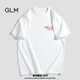 GLM 森马集团品牌GLM 夏季新款短袖t恤男士纯棉学生宽松印花帅气半袖