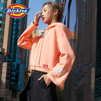 Dickies 帝客 卫衣 袖部印花连帽卫衣 女式抓绒短款宽松上衣