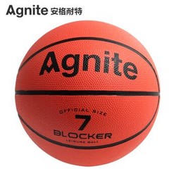 Agnite 安格耐特 7号标准比赛训练橡胶篮球 室内外通用蓝球 F1103 红色
