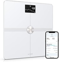 WITHINGS Body具有自动智能手机应用程序同步 Wi-Fi 智能体重秤