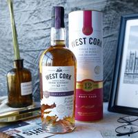 WSET CORK 威斯特库克 爱尔兰进口洋酒  单一麦芽威士忌 700ml 12年威士忌（波特桶）
