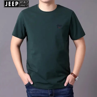 Jeep 吉普 男士圆领短袖T恤 3037