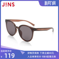 JINS 睛姿 女士TR90一体平面时尚猫眼太阳镜防紫外线个性LRF20S215