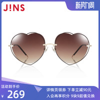 JINS 睛姿 墨镜金属框爱心设计梦幻彩粉太阳镜防紫外线LMP21S034