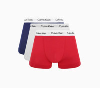 卡尔文·克莱恩 Calvin Klein CK 平角内裤 三条装黑白灰U2662G