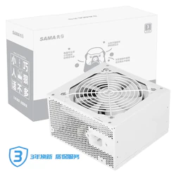 SAMA 先马 平头哥750W白色 台式机电脑电源/主动式PFC/智能温控/纯白颜值/高性价比/平头哥900雪装