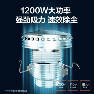 Haier 海尔 桶式吸尘器 20L大容量干湿吹三用大功率大吸力家用吸尘器HZ-T720