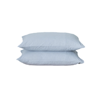 南方生活 纯棉信封枕套 浅蓝色 48cm*74cm