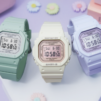 CASIO 卡西欧 BABY-G系列 37.9毫米石英腕表 BGD-565SC-2