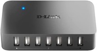 D-Link 友讯 DUB-H7/B 7 端口 USB 2.0 集线器，英国版