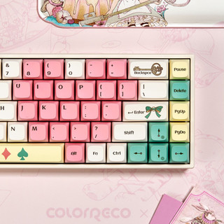 ColorReco卡乐瑞可 爱丽丝无线蓝牙机械键盘鼠标套装女电脑笔记本