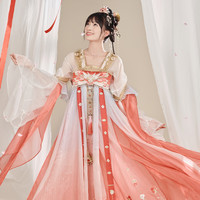 十三余小豆蔻儿 对襟齐胸裙唐制汉服女秋