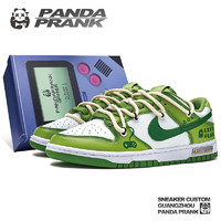 熊猫恶作剧Nike Dunk Low 电玩主题定制蛙蛙休闲板鞋做旧运动鞋潮