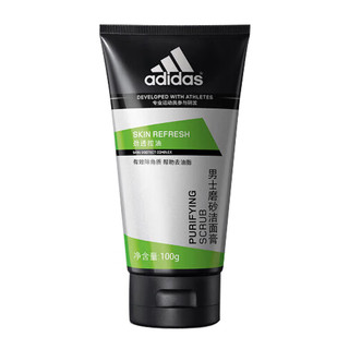 adidas 阿迪达斯 男士磨砂洁面膏洗面奶100g（赠 同款洁面50g+沐浴露100ml）