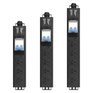 lengon 良工 大功率插座PDU机柜工业工程专用插板不带线无线8000W/12000W