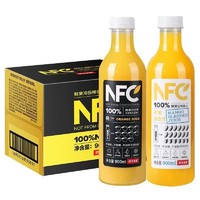 农夫山泉 NFC果汁大瓶装900ml*2瓶橙汁芒果汁鲜榨果蔬汁非浓缩混合