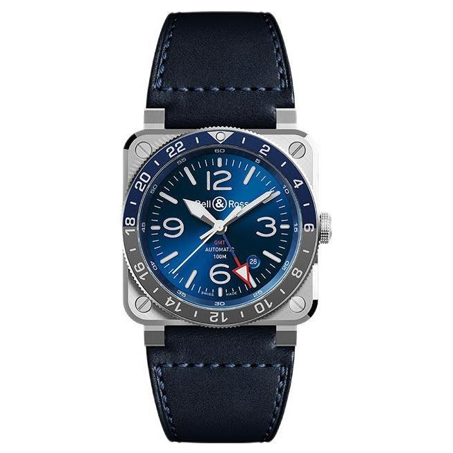 Bell & Ross 柏莱士 BR 03系列 42毫米自动上链腕表 BR0393-BLU-ST/SCA