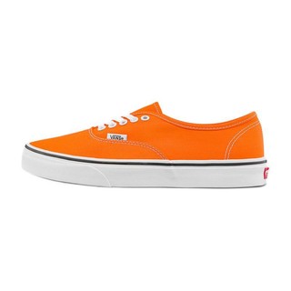 VANS 范斯 Authentic 中性运动板鞋 VN0A5KRDAVM 橙色 45