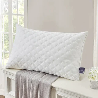 棉枕头芯 多针绗缝抗菌高弹纤维枕 低枕