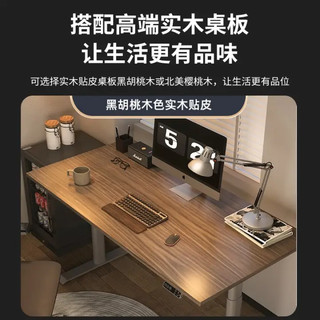 Loctek 乐歌 电动升降桌 E6/1.4m灰木纹色套装