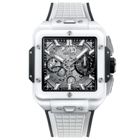 HUBLOT 宇舶 SQUARE BANG UNICO白色陶瓷腕表 821.HX.0170.RX