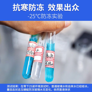 玉蜻蜓 汽车玻璃水四季通用雨刮水-15-25-40度冬季防冻去油膜汽车用品 12瓶去油膜 共15.6L