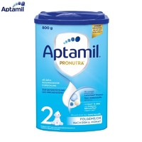 Aptamil 爱他美 德国版婴幼儿童配方奶粉经典版牛奶粉  原装进口800g单罐装 2段（6-10月）效期至23-12