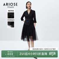 ARIOSE years 艾诺丝雅诗 2023春新款网纱拼接连衣裙半裙女20229060