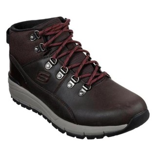 SKECHERS 斯凯奇 USA系列 男士短筒工装靴 66180 BROWN 9.5