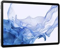 SAMSUNG 三星 Galaxy Tab S8+ 安卓平板电脑、12.4 英寸大屏幕 AMOLED 屏幕、128GB 存储空间、含 S 笔