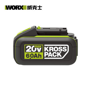 WORX 威克士 WA3401 绿色锂电池 6.0Ah